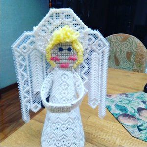 Handmade Vintage Christmas Treetop Angel